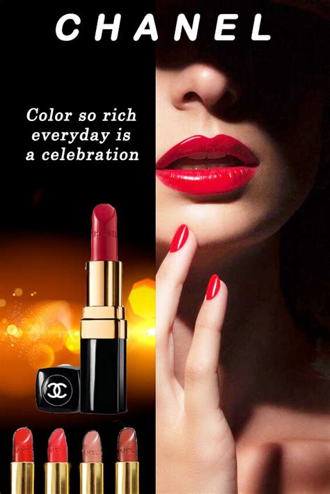 Chanel Lipstick Poster 